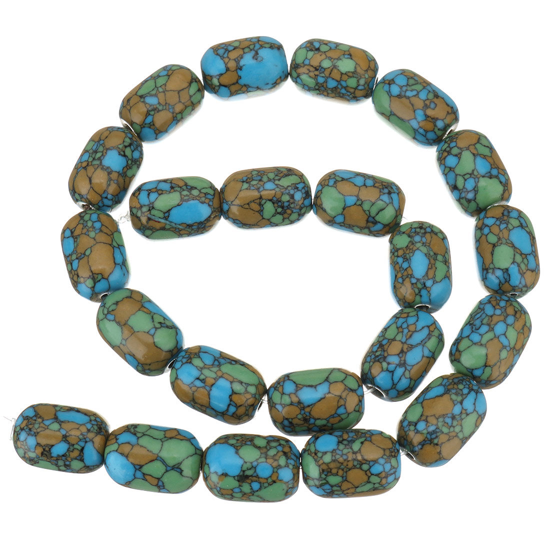 Perles en Turquoise synthétiques, normes différentes pour le choix, Trou:Environ 1.5mm, Vendu par brin