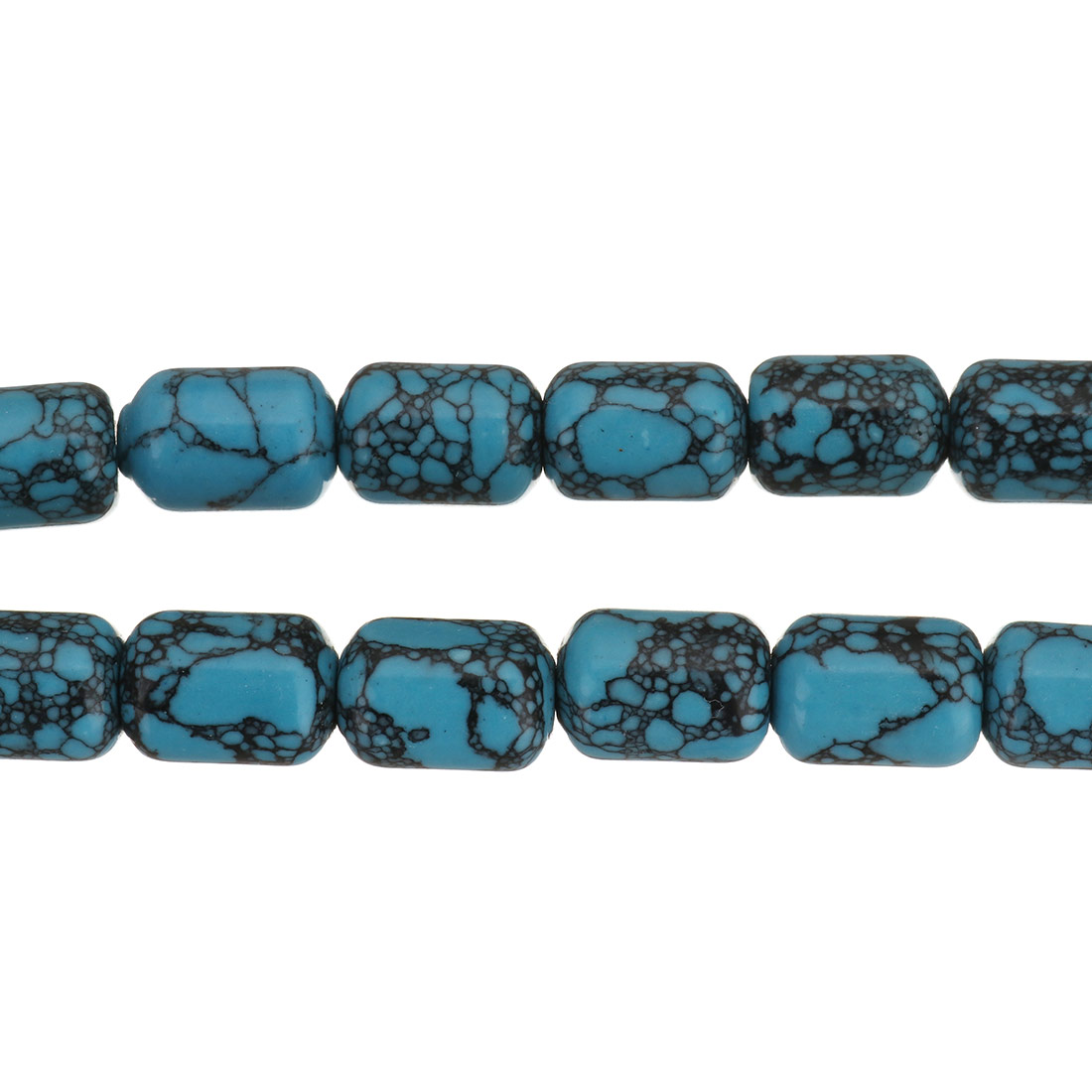 Synthetic Turquoise Beads, barrel, different size for choice, blue, Hole:Approx 1.5mm, Sold By Strand