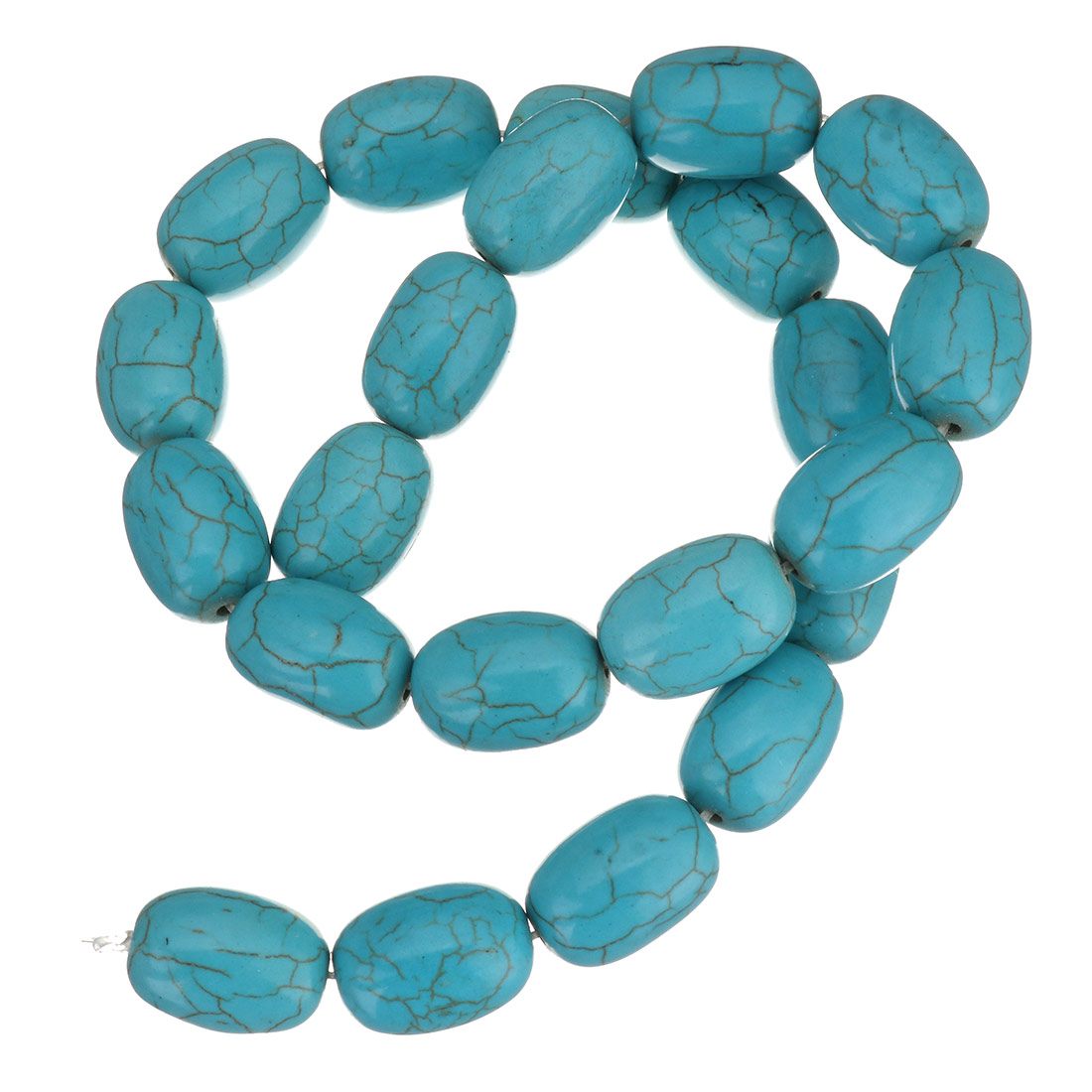 Synthetic Turquoise Beads, barrel, different size for choice, blue, Hole:Approx 1.5mm, Length:Approx 15.5 Inch, Sold By Strand