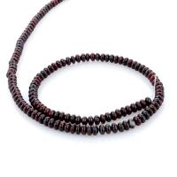 Jaspis Brekzien Perlen, Jaspis Brecciated, Abakus,Rechenbrett, poliert, DIY, Henna Rot, 2x4mm, 86PCs/Strang, verkauft von Strang