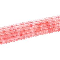 Cherry Quartz Bead, Abacus, polished, DIY, pink 