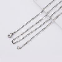 Fashion Stainless Steel Necklace Chain, fashion jewelry, silver color 