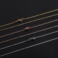 Мода нержавеющей стали ожерелье цепь, нержавеющая сталь, ювелирные изделия моды, Много цветов для выбора, продается Strand