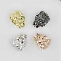 Cubic Zirconia Micro Pave Brass Beads, plated, DIY 