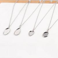 Stainless Steel Necklace Findings, fashion jewelry & DIY 45cm ,2mm 