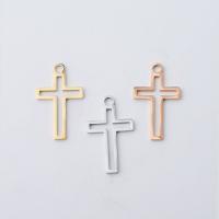 Colgantes de Cruces de acero inoxidable, Joyería & Bricolaje, más colores para la opción, Vendido por UD