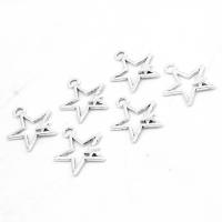 Zinc Alloy Star Pendant, plated & DIY, metallic color plated, 26*22*2mm Approx 3mm 