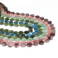 Mixed Gemstone Beads, Quartz, Flat Round, polished & DIY 