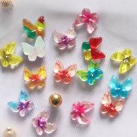 Fashion Resin Cabochons, Butterfly, DIY 10mm 