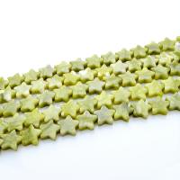 Einzelne Edelstein Perlen, Naturstein, Stern, poliert, DIY, 12mm, verkauft von Strang