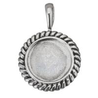 Stainless Steel Pendant Setting, fashion jewelry & for woman 14mm Approx 6mm 