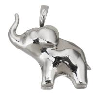Нержавеющая сталь животных подвески, нержавеющая сталь, Слон, ювелирные изделия моды & Женский отверстие:Приблизительно 6mm, продается PC