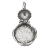 Stainless Steel Pendant Setting, fashion jewelry & for woman 14mm,9mm Approx 4mm 