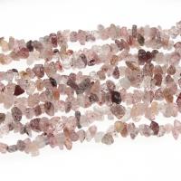 Chips de pierres précieuses , Strawberry Quartz, DIY & normes différentes pour le choix, rose, Vendu par brin