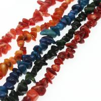 Chips de pierres précieuses , corail, différentes couleurs et motifs pour le choix & DIY & normes différentes pour le choix, plus de couleurs à choisir, Vendu par brin