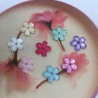 Fleur perles de résine, Cerise oriental, goutté d'époxy, DIY, plus de couleurs à choisir, 11mm, Vendu par PC