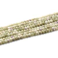Frieden stein Perlen, rund, poliert, DIY, 3mm, verkauft von Strang