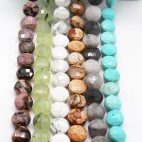 Mixed Gemstone Beads, Natural Stone, Flat Round, DIY  & faceted 