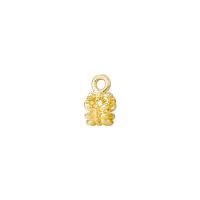 Perles de pendentif en cuivre, laiton, Placage de couleur d'or Environ 1mm, Vendu par PC