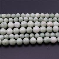 Lushan Jade Perle, rund, poliert, DIY & verschiedene Größen vorhanden, verkauft von Strang