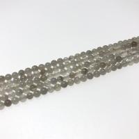 Perles agates grises naturelles, agate grise, Rond, poli, DIY & normes différentes pour le choix, 3mm, Vendu par brin