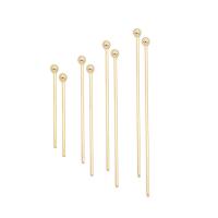Brass Headpin, gold color plated, DIY  