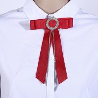Женская галстук-бабочка, ткань, с Кристаллы, ювелирные изделия моды, Много цветов для выбора, продается PC