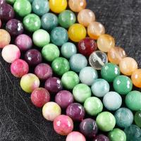 Mixed Gemstone Beads, Natural Stone, Round, polished, DIY 12mm, Approx 
