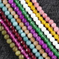 Perles en marbre naturel, Pierre naturelle, Rond, DIY, plus de couleurs à choisir, 4mm, Environ Vendu par brin