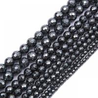 Perles hématite non-magnétique, Rond, poli, DIY & normes différentes pour le choix Environ 15 pouce, Vendu par brin