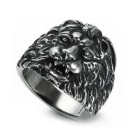 Men Stainless Steel Ring in Bulk, Lion, plated & for man 