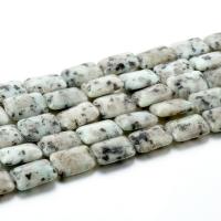 Perles de pierre gemme unique, Pierre naturelle, rectangle, poli, DIY Vendu par brin