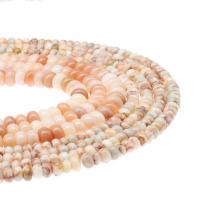 Mixed Gemstone Beads, Abacus, DIY, beige, 6*6*2mm 