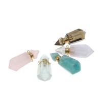 Gemstone Pendant, Perfume Bottle & DIY 37*12*10mm 