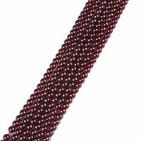 Natural Garnet Beads, Round, polished, DIY Approx 15 Inch 