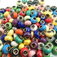Porcelaine, European Perles , porcelaine, tambour, DIY, plus de couleurs à choisir Environ 5mm, Vendu par PC