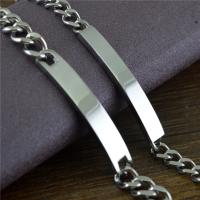 Couple Bracelet, Titanium Steel, Unisex original color 