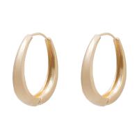 Zinc Alloy Huggie Hoop Earring, Brass, fashion jewelry & for woman 