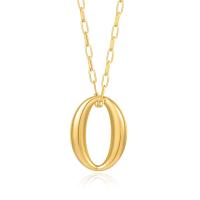 Brass Jewelry Necklace, gold color plated, rectangle chain & for man Approx 23.6 Inch 