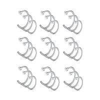 Stainless Steel Nose Piercing Jewelry, 27 pieces & fashion jewelry & Unisex silver color 