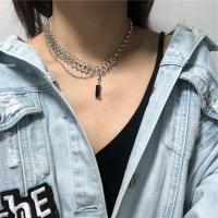 Zinc Alloy Necklace, plated, fashion jewelry & for woman, 36+8cm 