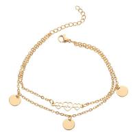 Fashion Zinc Alloy Bracelets, plated, fashion jewelry & for woman, golden 