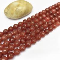 Strawberry Quartz Beads, Round, polished, DIY 