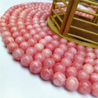 Rhodonite Beads, Rhodochrosite, Round, polished, DIY rose pink 