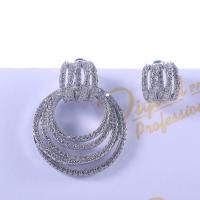 Asymmetric Earrings, Brass, plated, micro pave cubic zirconia & for woman 31mm 