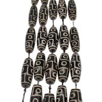 Natural Tibetan Agate Dzi Beads, Drum, DIY 50mm cm 