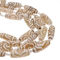 Natural Tibetan Agate Dzi Beads, Drum, DIY 39*10*39mm cm 