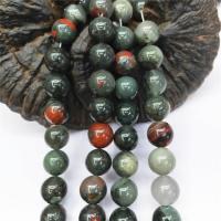 African Bloodstone Beads, Round, polished, DIY 