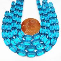 Fashion Crystal Beads, Drum, polished, DIY, Aquamarine Approx 