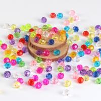 Transparent Acrylic Beads, DIY 8mm, Approx 